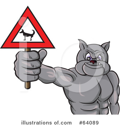 Royalty-Free (RF) Bulldog Clipart Illustration by Paulo Resende - Stock Sample #64089