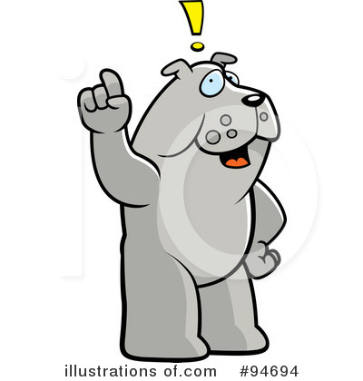 Royalty-Free (RF) Bulldog Clipart Illustration by Cory Thoman - Stock Sample #94694