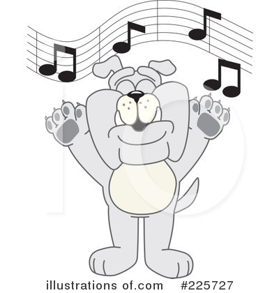 Royalty-Free (RF) Bulldog Mascot Clipart Illustration by Mascot Junction - Stock Sample #225727