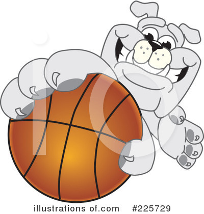 Royalty-Free (RF) Bulldog Mascot Clipart Illustration by Mascot Junction - Stock Sample #225729