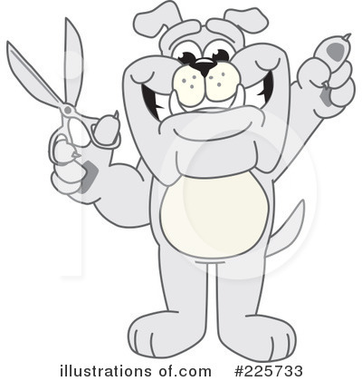 Royalty-Free (RF) Bulldog Mascot Clipart Illustration by Mascot Junction - Stock Sample #225733