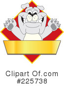 Bulldog Mascot Clipart #225738 by Mascot Junction