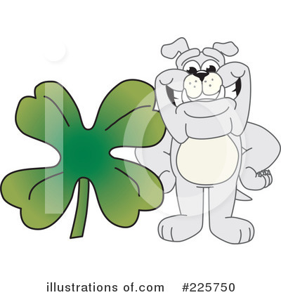 Royalty-Free (RF) Bulldog Mascot Clipart Illustration by Mascot Junction - Stock Sample #225750