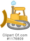Bulldozer Clipart #1176809 by BNP Design Studio