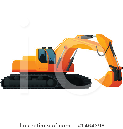 Royalty-Free (RF) Bulldozer Clipart Illustration by Vector Tradition SM - Stock Sample #1464398