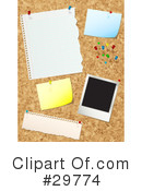 Bulletin Board Clipart #29774 by KJ Pargeter