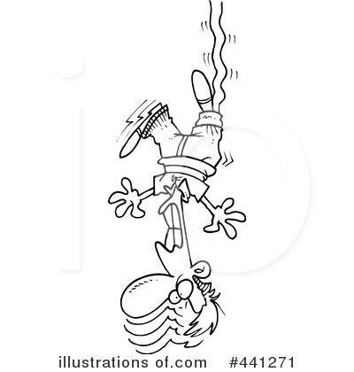 Bungee Jumper Clipart #441271 by toonaday
