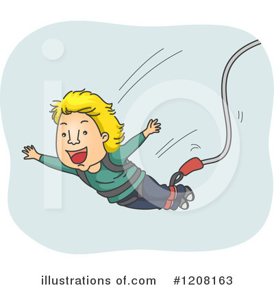 Royalty-Free (RF) Bungee Jumping Clipart Illustration by BNP Design Studio - Stock Sample #1208163