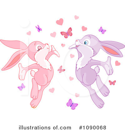 Royalty-Free (RF) Bunny Clipart Illustration by Pushkin - Stock Sample #1090068