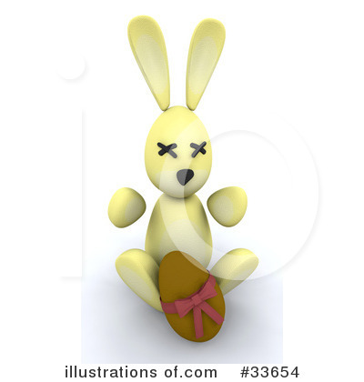 Easter Bunny Clipart #33654 by KJ Pargeter