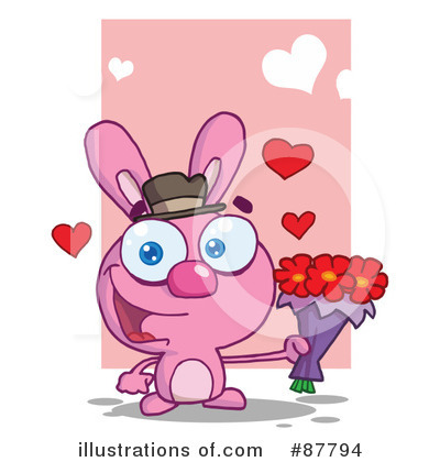 Royalty-Free (RF) Bunny Clipart Illustration by Hit Toon - Stock Sample #87794
