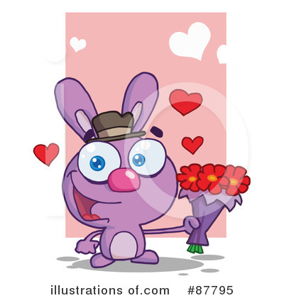 Royalty-Free (RF) Bunny Clipart Illustration by Hit Toon - Stock Sample #87795