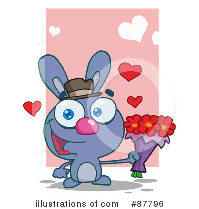 Royalty-Free (RF) Bunny Clipart Illustration by Hit Toon - Stock Sample #87796