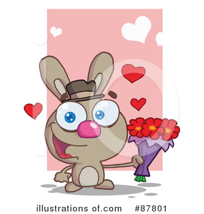 Royalty-Free (RF) Bunny Clipart Illustration by Hit Toon - Stock Sample #87801