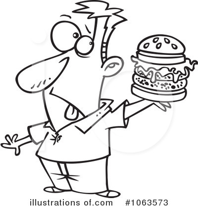 Cheeseburger Clipart #1063573 by toonaday