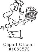 Burger Clipart #1063573 by toonaday