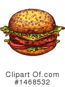Burger Clipart #1468532 by Vector Tradition SM