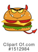 Burger Clipart #1512984 by Hit Toon