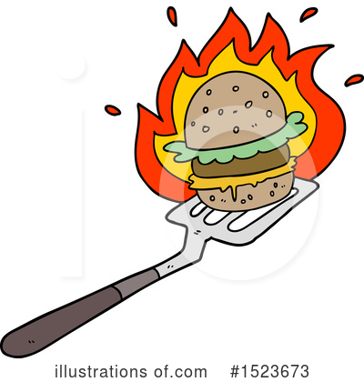 Royalty-Free (RF) Burger Clipart Illustration by lineartestpilot - Stock Sample #1523673