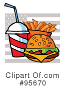 Burger Clipart #95670 by Hit Toon