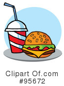 Burger Clipart #95672 by Hit Toon