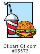 Burger Clipart #95673 by Hit Toon