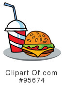 Burger Clipart #95674 by Hit Toon