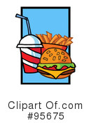 Burger Clipart #95675 by Hit Toon