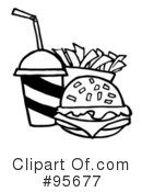 Burger Clipart #95677 by Hit Toon