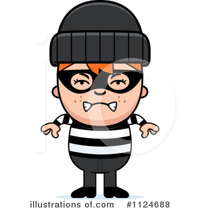 Robber Clipart #1124688 by Cory Thoman