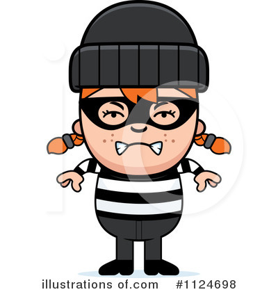 Royalty-Free (RF) Burglar Clipart Illustration by Cory Thoman - Stock Sample #1124698