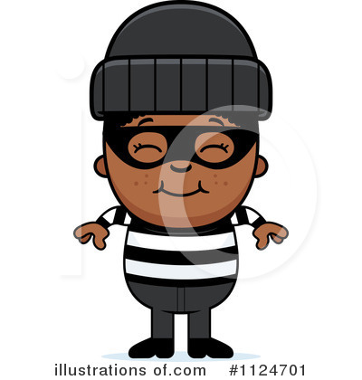 Royalty-Free (RF) Burglar Clipart Illustration by Cory Thoman - Stock Sample #1124701