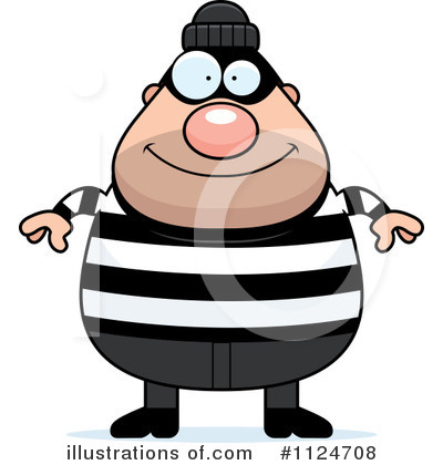 Royalty-Free (RF) Burglar Clipart Illustration by Cory Thoman - Stock Sample #1124708
