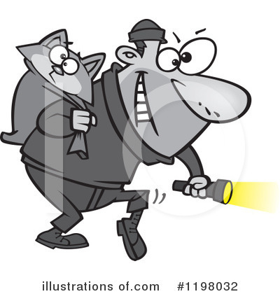 Burglary Clipart #1198032 by toonaday