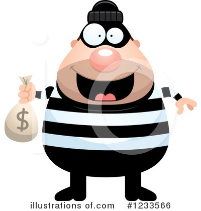 Bank Robber Clipart #1233566 by Cory Thoman