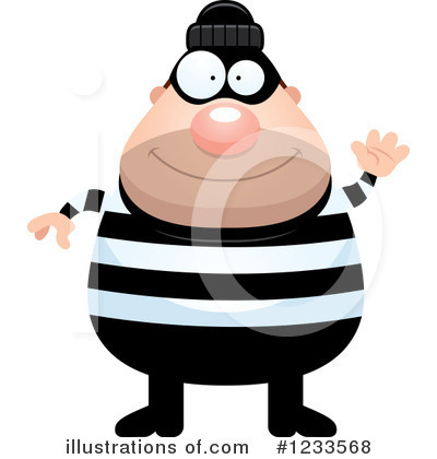 Royalty-Free (RF) Burglar Clipart Illustration by Cory Thoman - Stock Sample #1233568