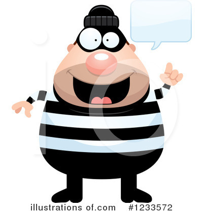 Royalty-Free (RF) Burglar Clipart Illustration by Cory Thoman - Stock Sample #1233572