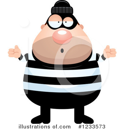 Royalty-Free (RF) Burglar Clipart Illustration by Cory Thoman - Stock Sample #1233573