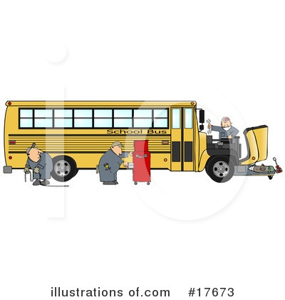Royalty-Free (RF) Bus Clipart Illustration by djart - Stock Sample #17673