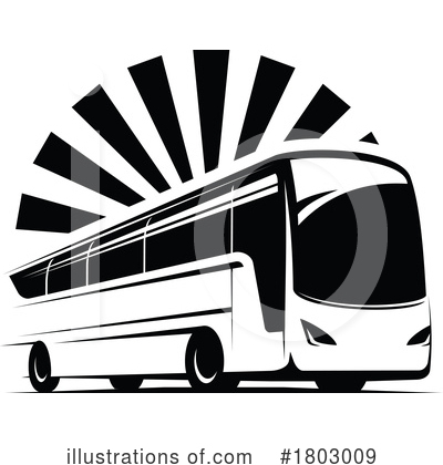 Tour Bus Clipart #1803009 by Vector Tradition SM