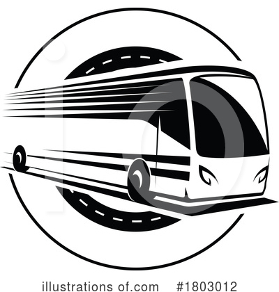 Tour Bus Clipart #1803012 by Vector Tradition SM