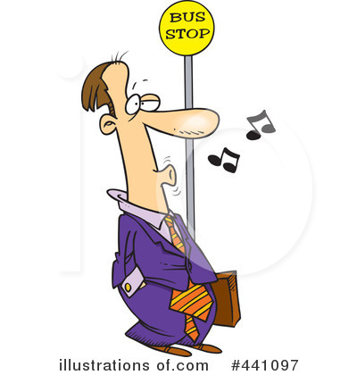 Bus Stop Clipart #441097 by toonaday