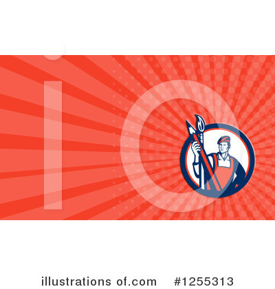 Royalty-Free (RF) Business Card Design Clipart Illustration by patrimonio - Stock Sample #1255313