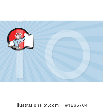 Royalty-Free (RF) Business Card Design Clipart Illustration by patrimonio - Stock Sample #1265704