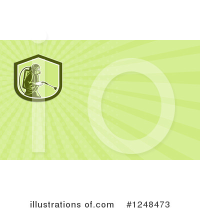 Royalty-Free (RF) Business Card Template Clipart Illustration by patrimonio - Stock Sample #1248473