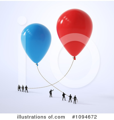 Balloons Clipart #1094672 by Mopic