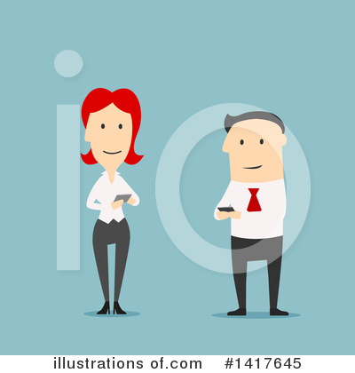 Businessmen Clipart #1417645 by Vector Tradition SM