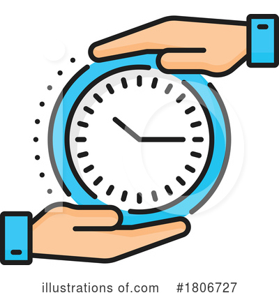 Clock Clipart #1806727 by Vector Tradition SM