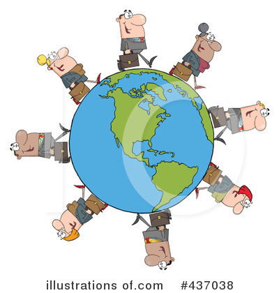 Businessman Clipart #437038 by Hit Toon