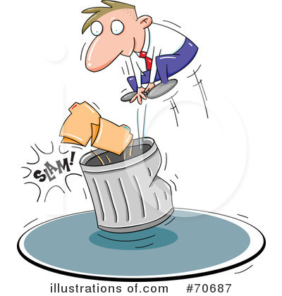 Trash Can Clipart #70687 by jtoons